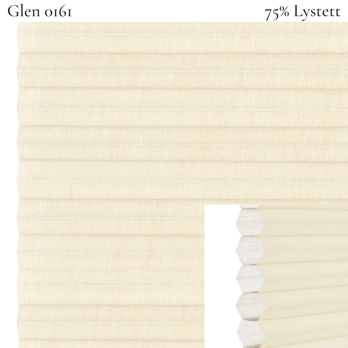 Glen 0161 plissegardin-tekstil — 75% Lystett Super eksklusivt tekstil med moderne mønster, varm karakter og fantastisk lysspill i røde toner