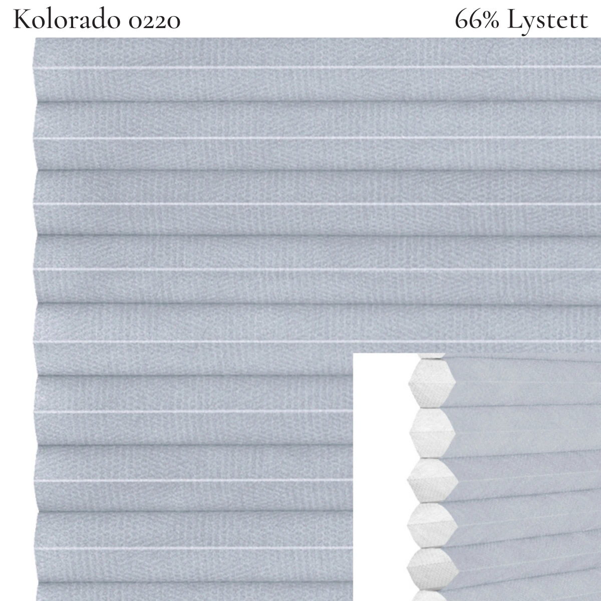 Kolorado 0220 plissegardin-tekstil — 66% Lystett Prisgunstig tekstil med fin bomullsfølelse og et rent uttrykk i varme gråbrune toner