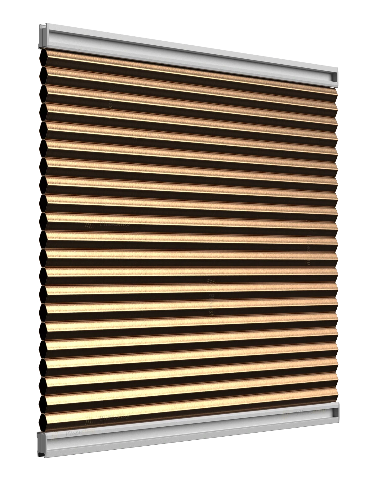 Sømløs plissegardin opp og ned